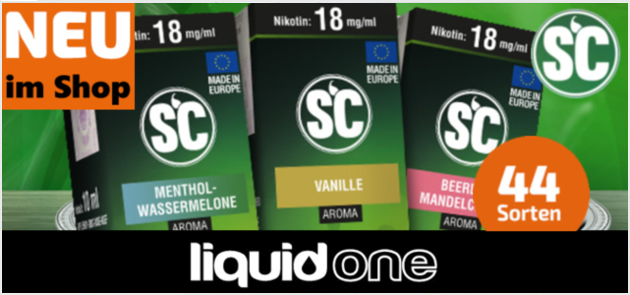  E-Zigaretten Liquids von SC 