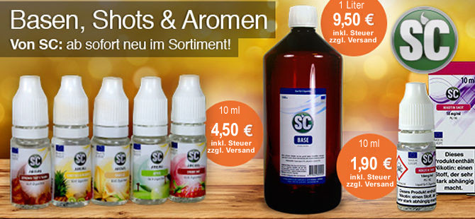 SC Liquid Basen Shots und Aromen günstig online kaufen