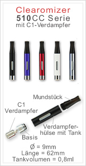 Clearomizer - 510CC Serie